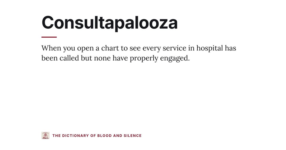 Consultapalooza