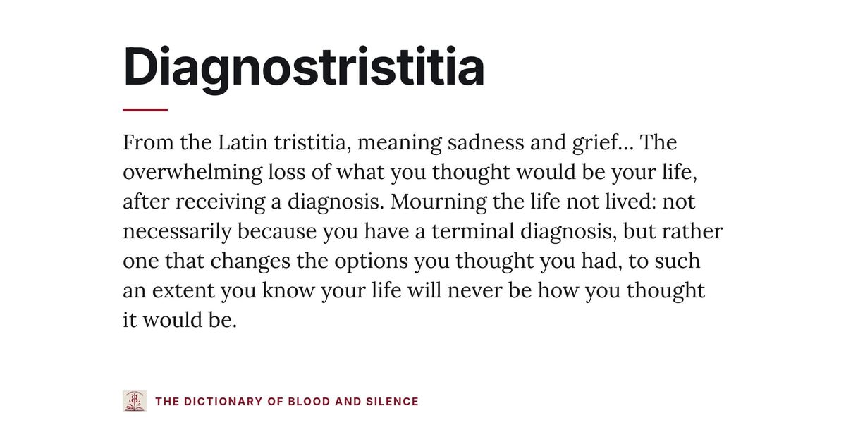 Diagnostristitia