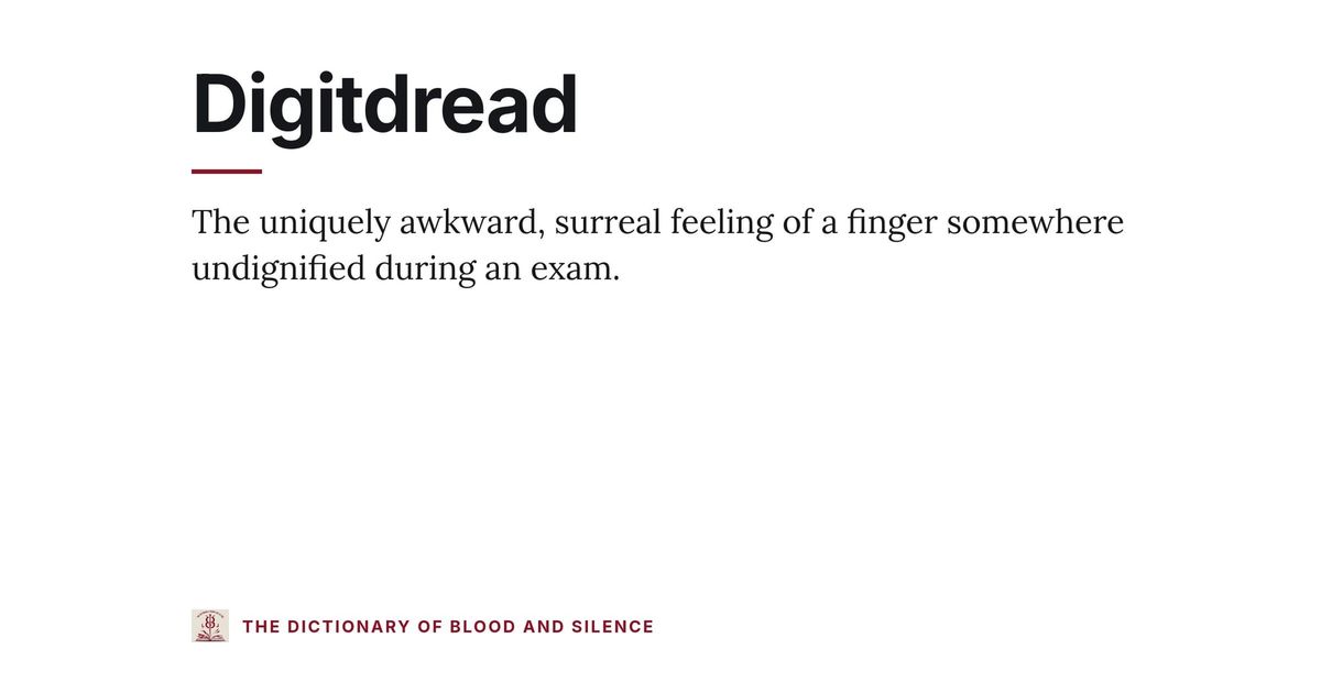 Digitdread
