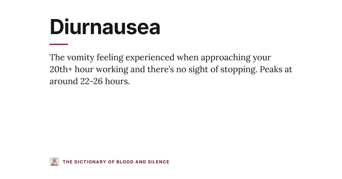 Diurnausea