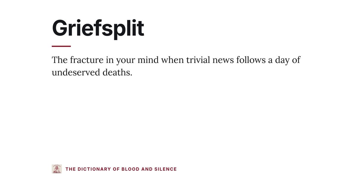 Griefsplit