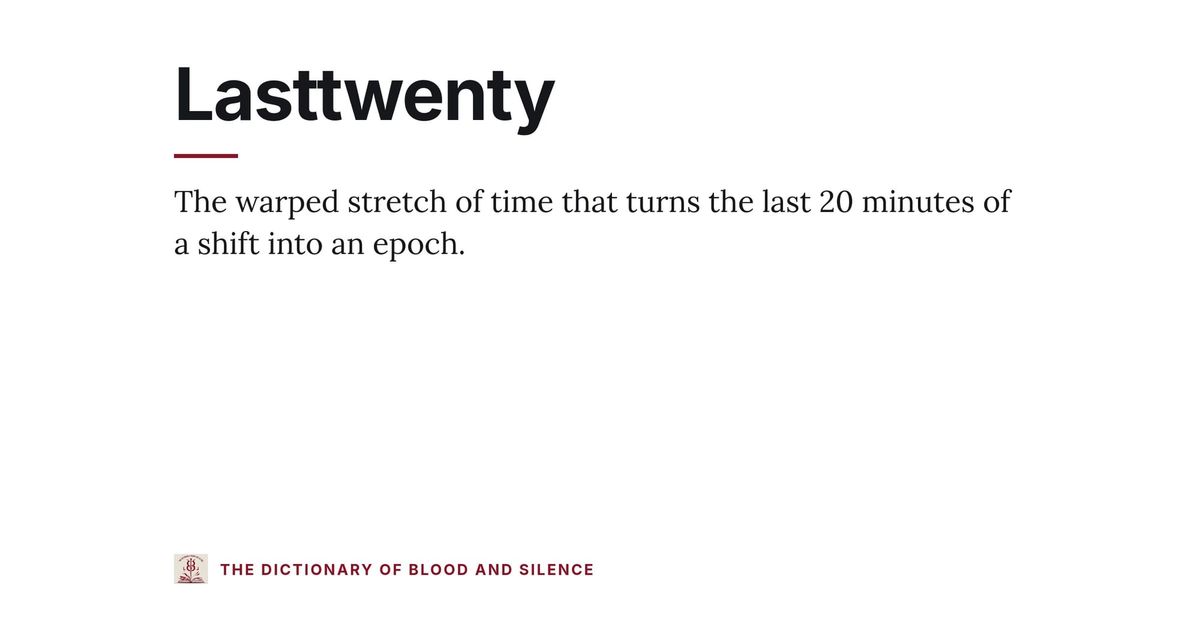 Lasttwenty