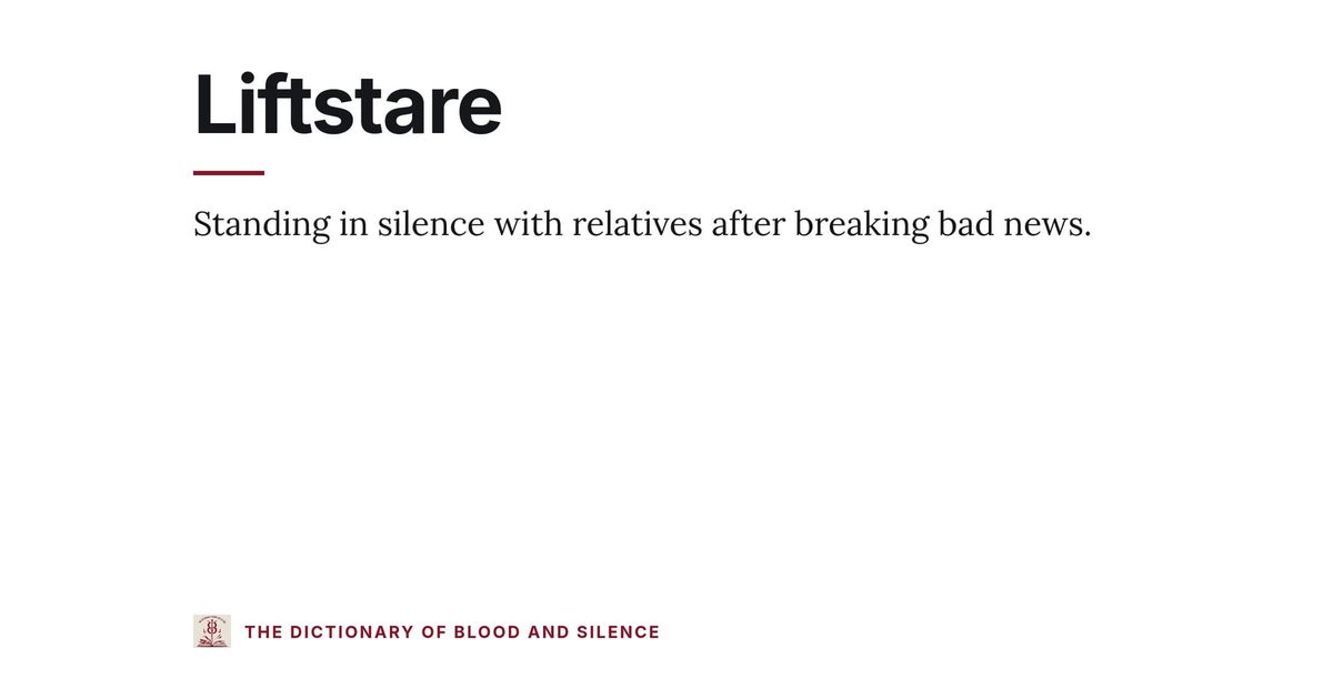 Liftstare