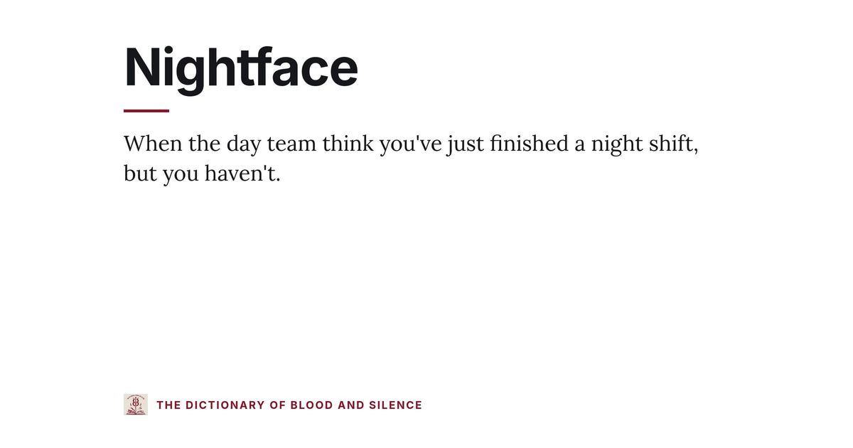 Nightface