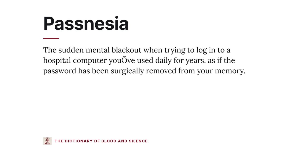 Passnesia