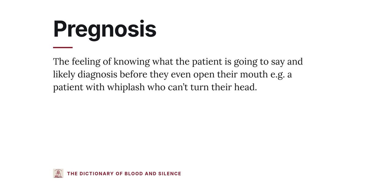 Pregnosis