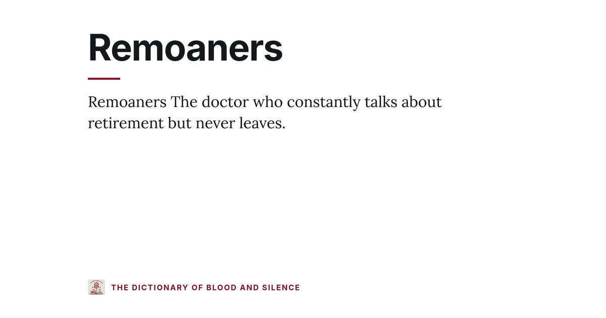 Remoaners