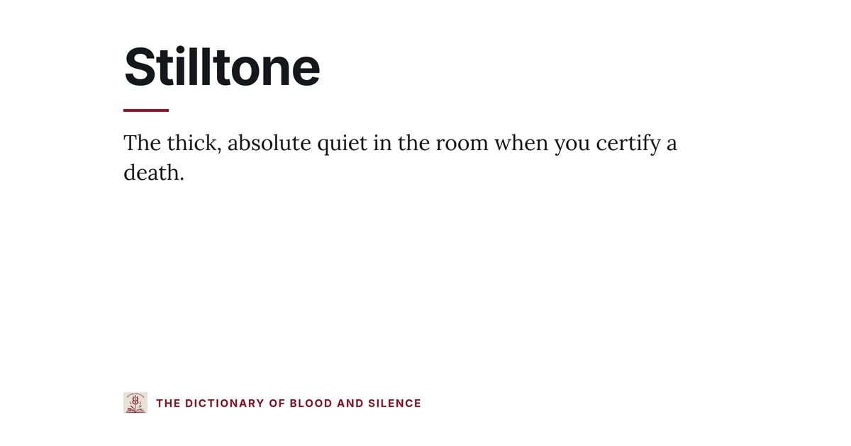 Stilltone