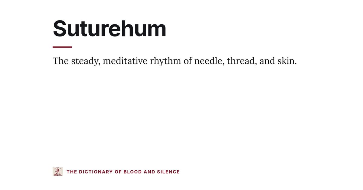 Suturehum