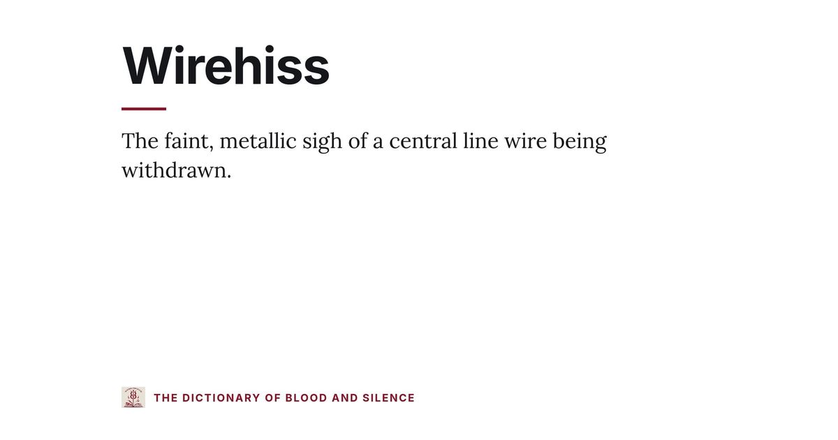 Wirehiss