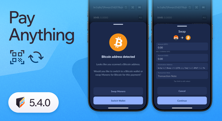 Cake Wallet Releases Pay Anything: Making Crypto Work the Way You Think It Should