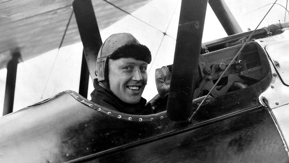 Collishaw in a Sopwith Camel