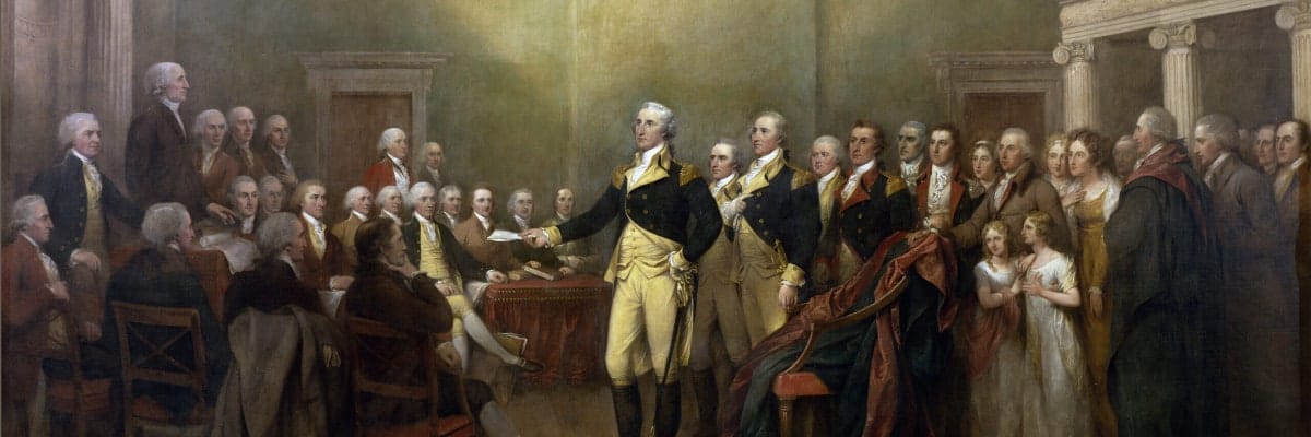 George Washington Resigning his Commission