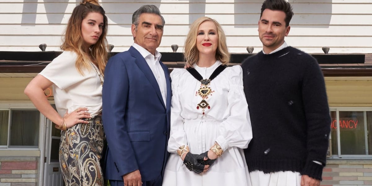 Annie Murphy, Eugene Levy, Catherine O'Hara, and Dan Levy