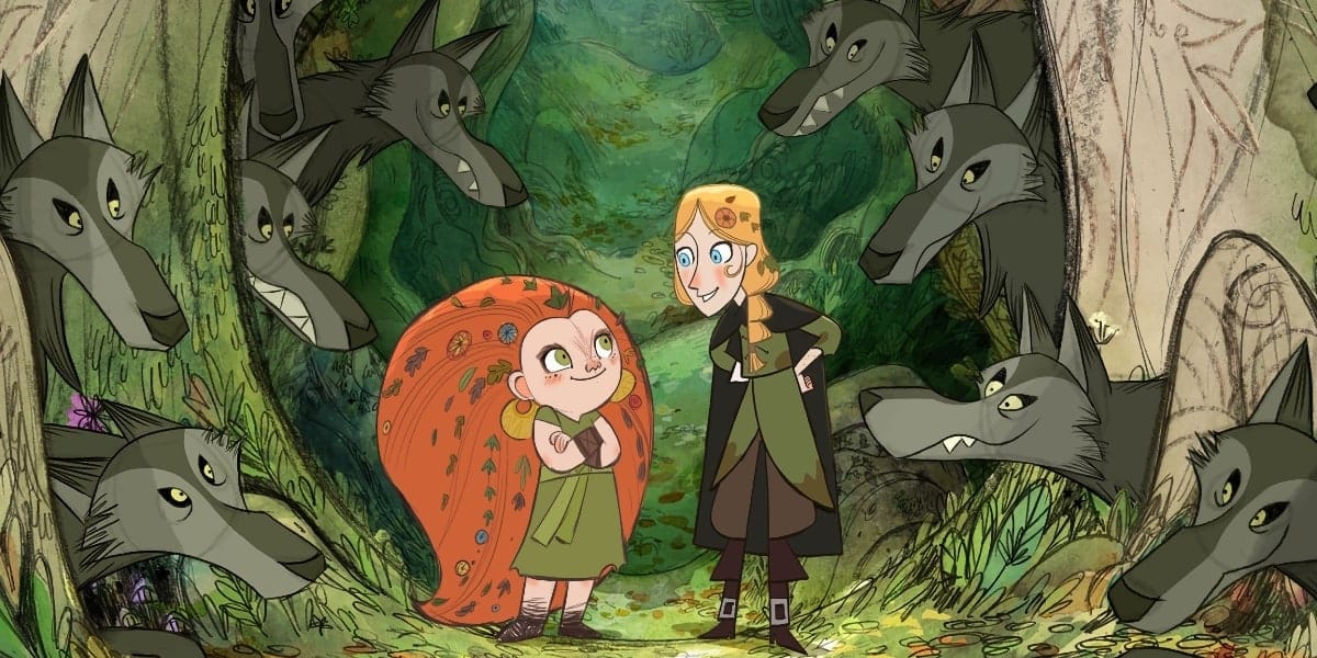 Honor Kneafsey (Robyn) & Eva Whittacker (MacTíre)