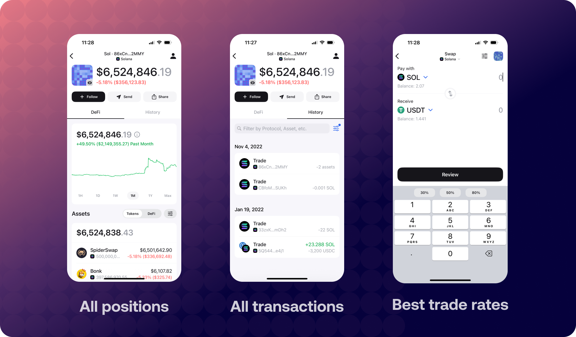 Zerion Wallet for Solana