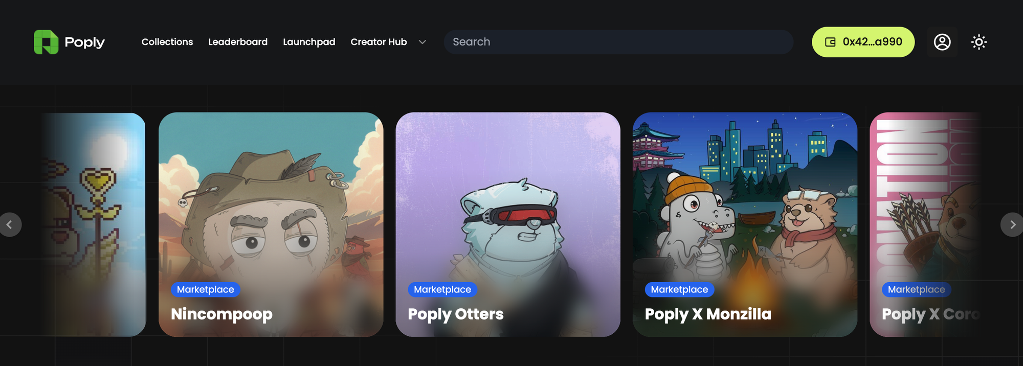 Monad NFTs on Poply