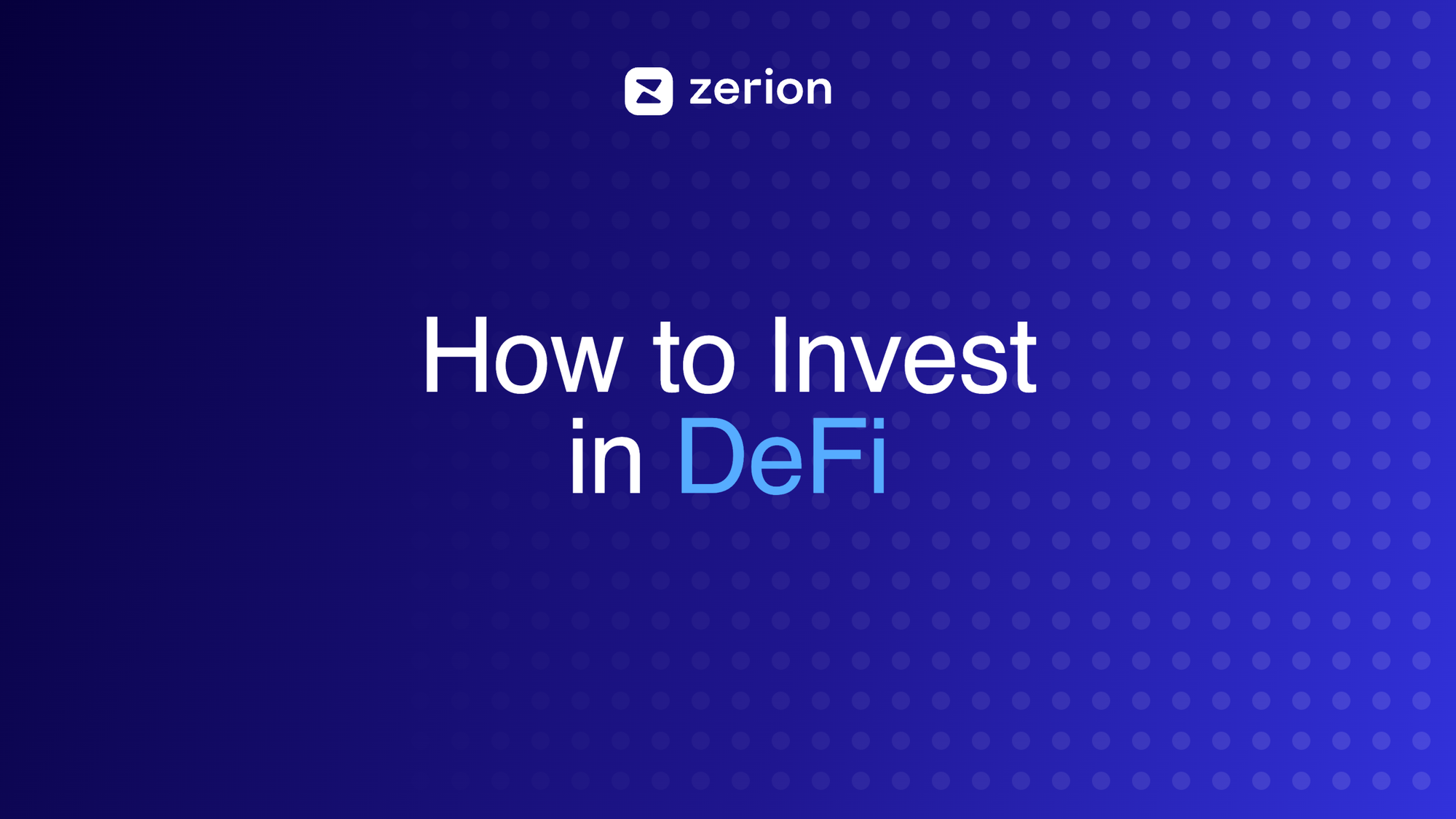 How to Invest in DeFi: A 2026 Guide