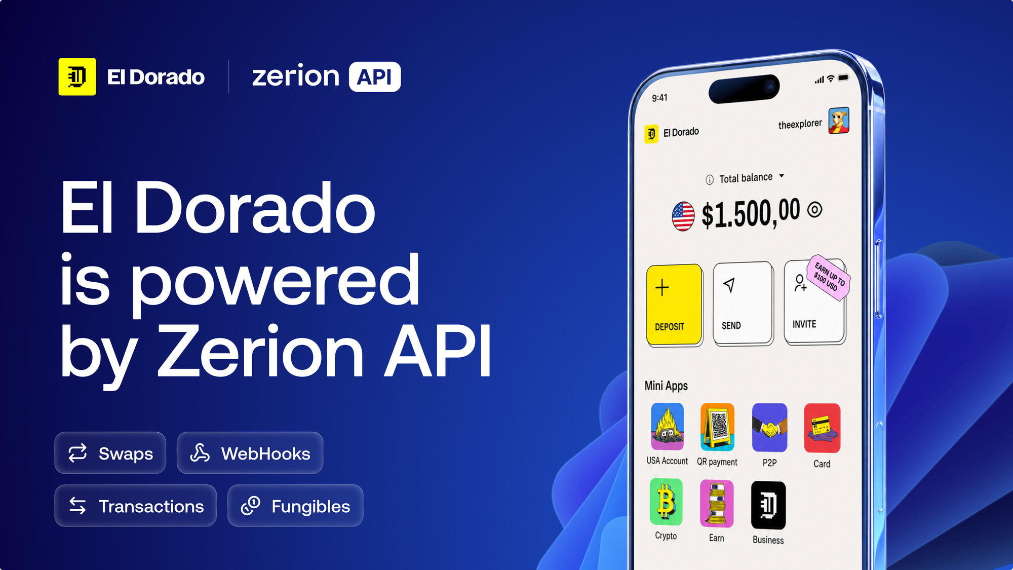 How El Dorado Launched Real-Time Payment Notifications on Tempo with Zerion API Webhooks