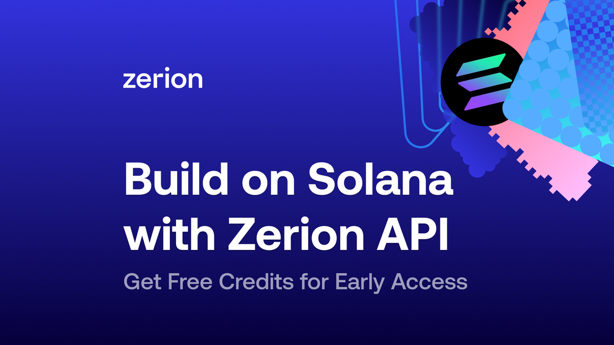 Solana API by Zerion early access
