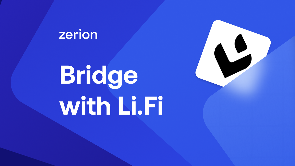 Li.Fi in Zerion Wallet