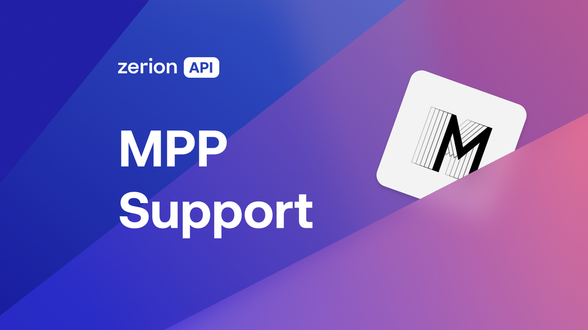 Zerion API Now Supports Agent Payments via MPP