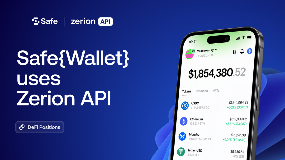 How Safe{Wallet} Added DeFi Positions With Zerion API