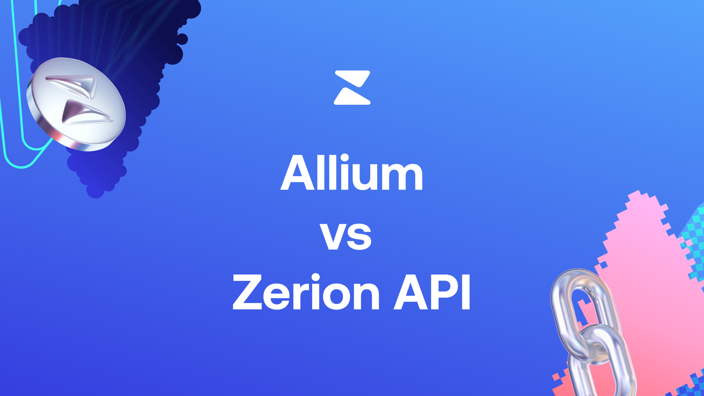 Zerion API vs Allium: A Comprehensive Comparison