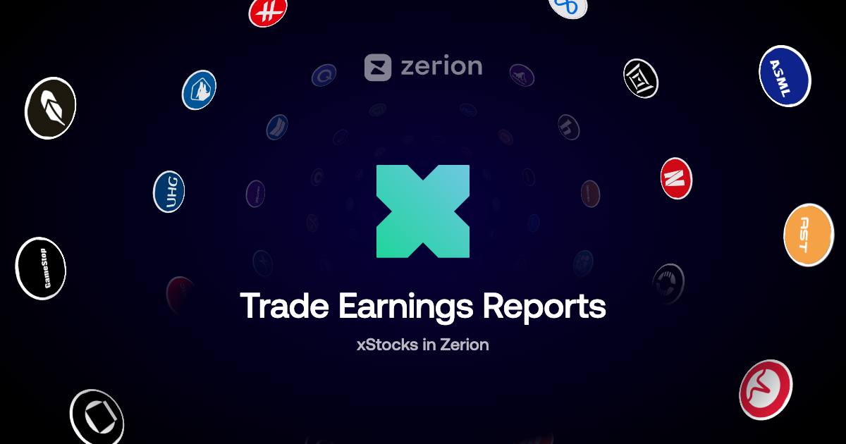 How to Trade Q3 Earnings Season With xStocks in Zerion