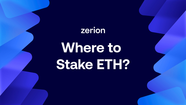 Where to stake ETH?