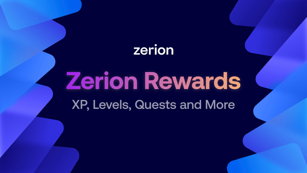 Introducing Zerion Rewards: XP, Levels, and More