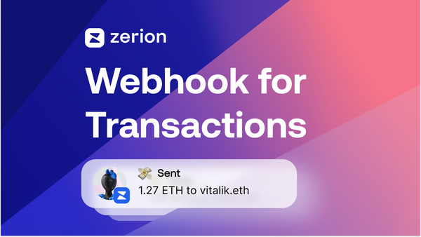How to build transactions notifications with webhook API