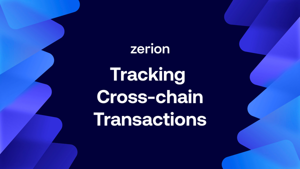 How to track cross-chain transaction history