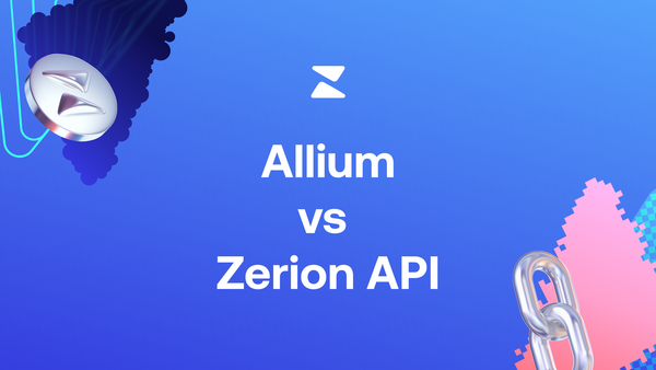 Allium vs Zerion API