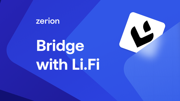 Li.Fi in Zerion Wallet