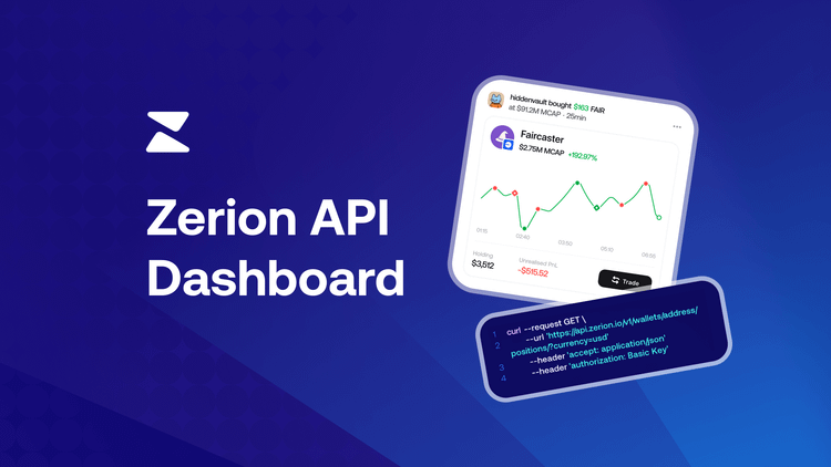 Zerion API Dashboard: Self-Service Access to Enterprise Wallet Data
