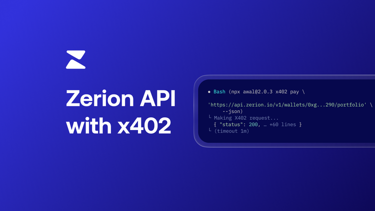 Zerion API Now Supports x402 Payments on Base