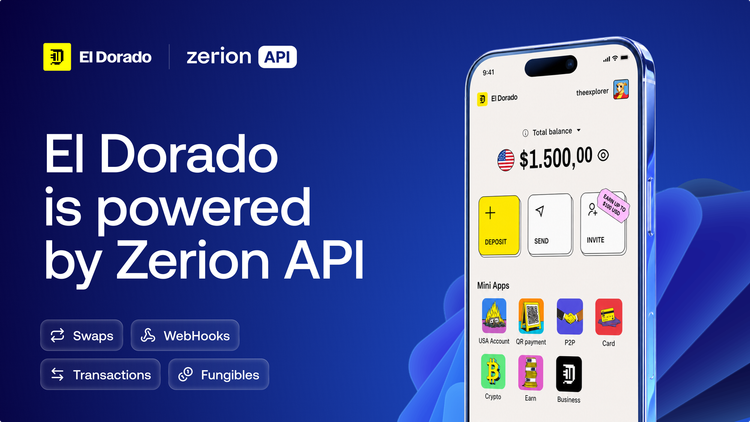 How El Dorado Launched Real-Time Payment Notifications on Tempo with Zerion API Webhooks