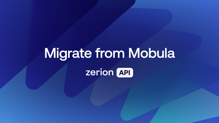 Mobula Was Acquired by fomo. Here's How to Migrate to Zerion API