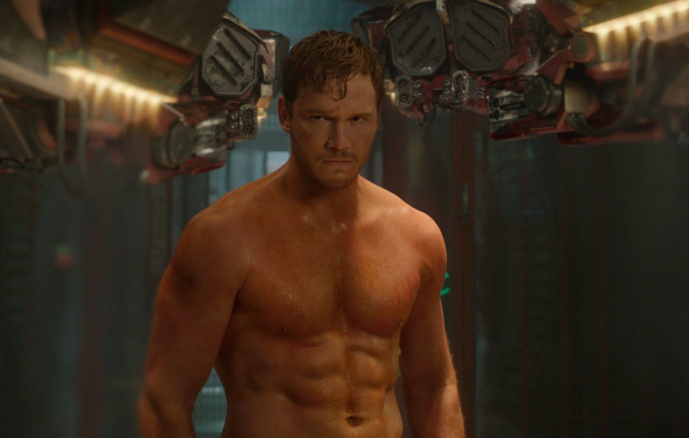 Chris Pratt as Star-Lord in Guardians of the Galaxy
