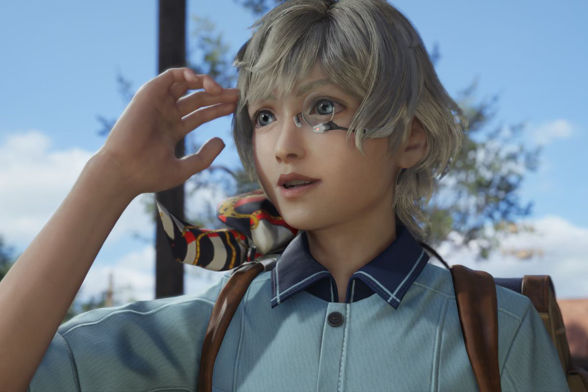 Chadley, the little cyborg boy, needs “world intel” in Final Fantasy VII Rebirth