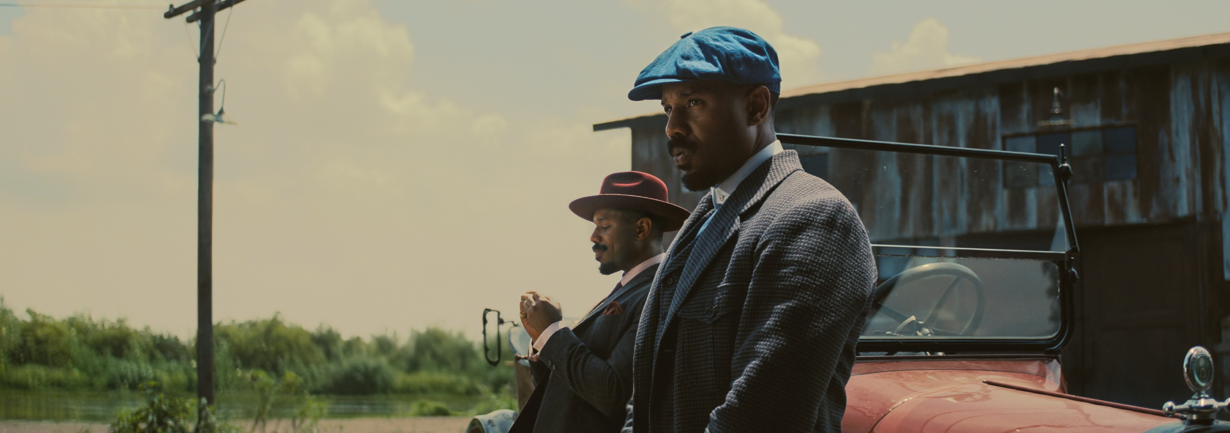 Michael B. Jordan as Smoke and Stack in Sinners