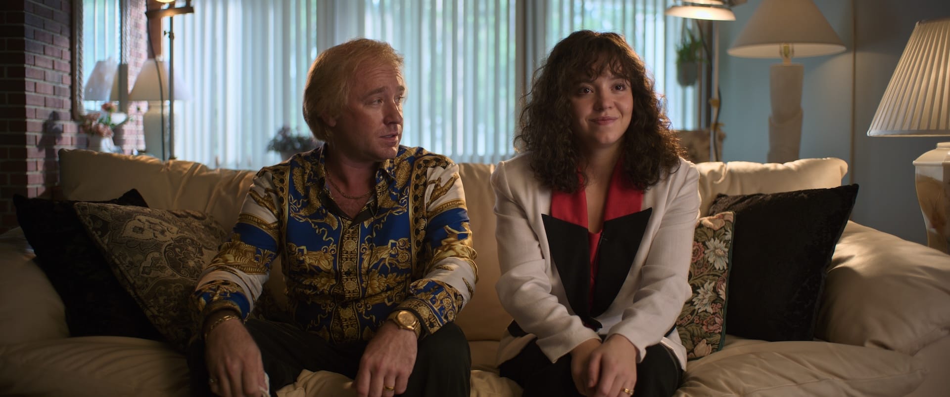 Ben Foster as Jim Martin and Sydney Sweeney as Christy Martin Christy