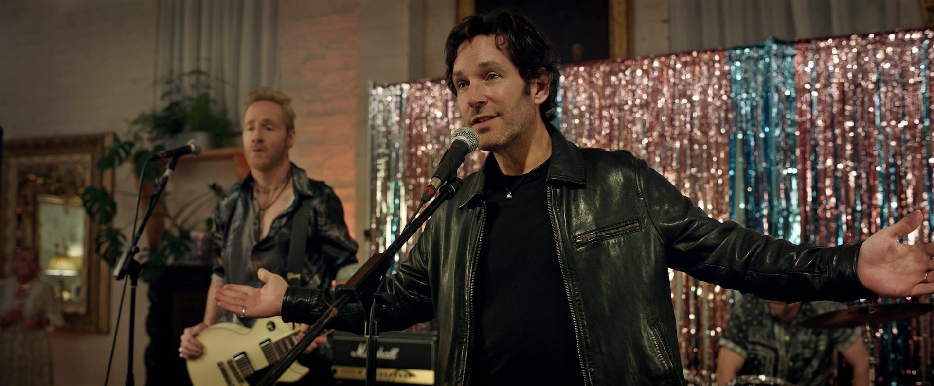 Peter McDonald as Sandy and Paul Rudd as Rick in Power Ballad