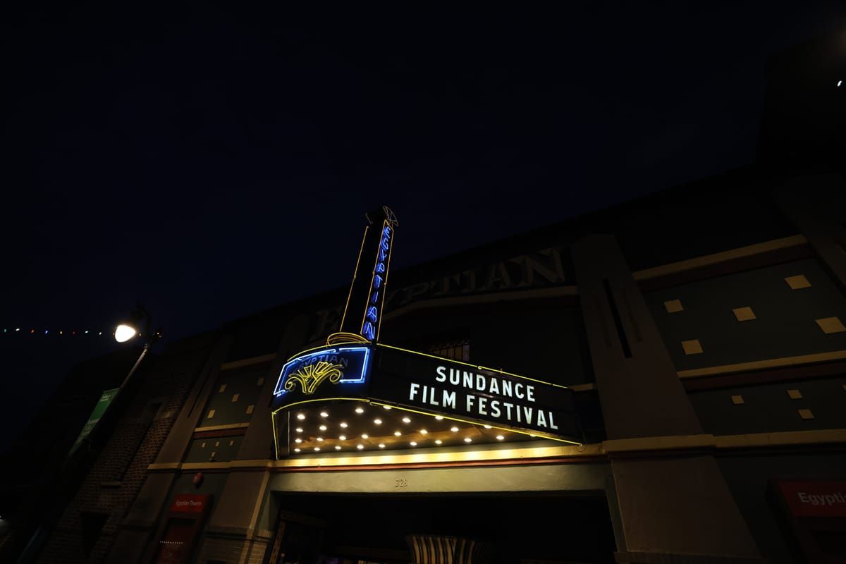 The Egyptian Theater at the 2025 Sundance Film Festival
