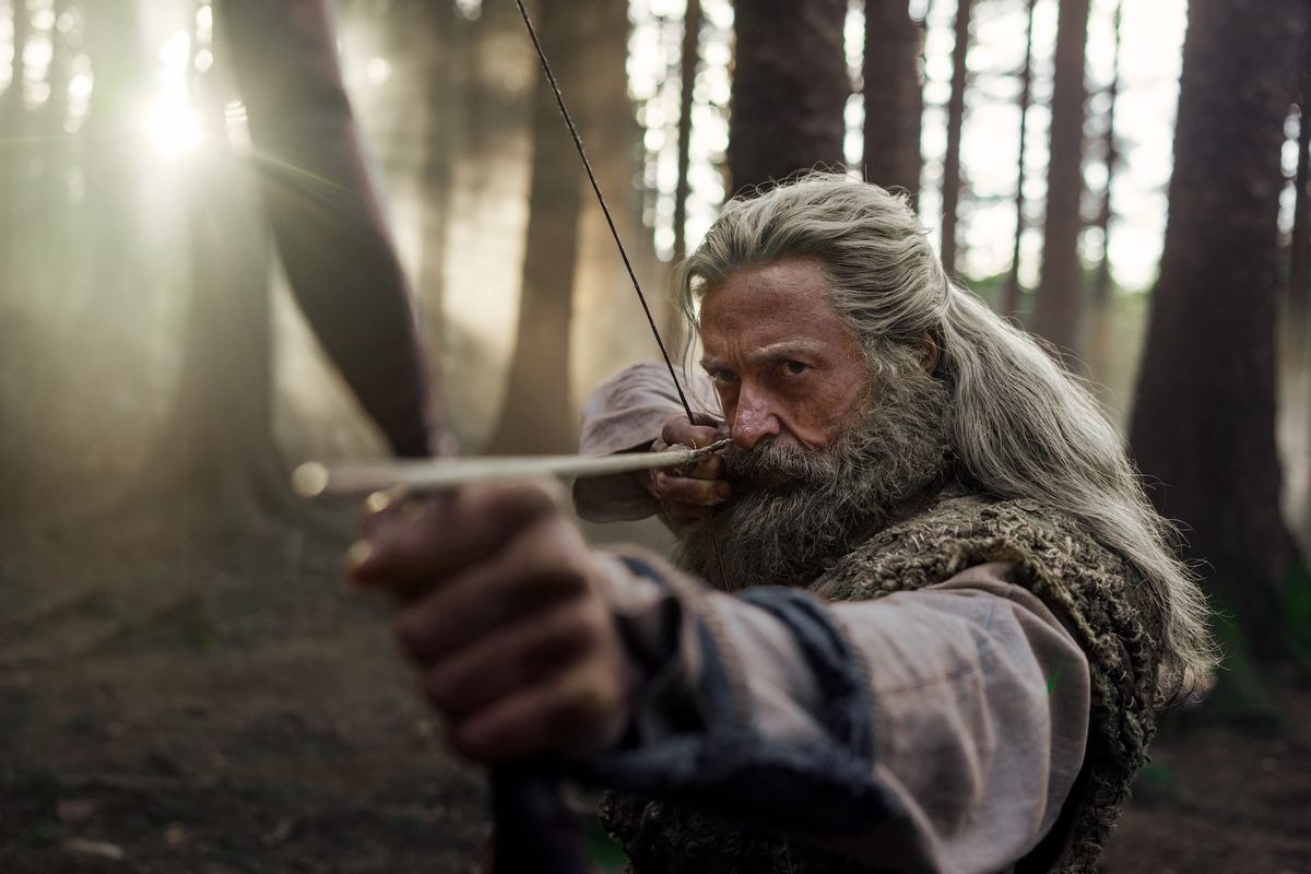 Hugh Jackman as Robin in The Death of Robin Hood