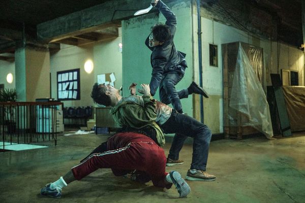 Yayan Ruhian, Joe Taslim, and Joey Iwanaga in The Furious