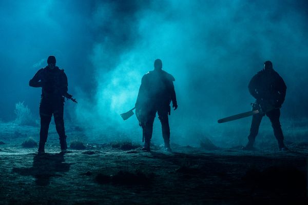 Keil Zepernick, Alex Pereira, and Steven Shelby Kekoa in Onslaught