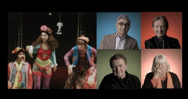 The cast of Toronto's 1972 production of Godspell then and now in You Had to Be There