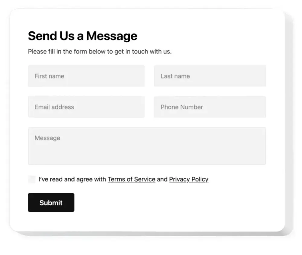 contact does not exist for the request id